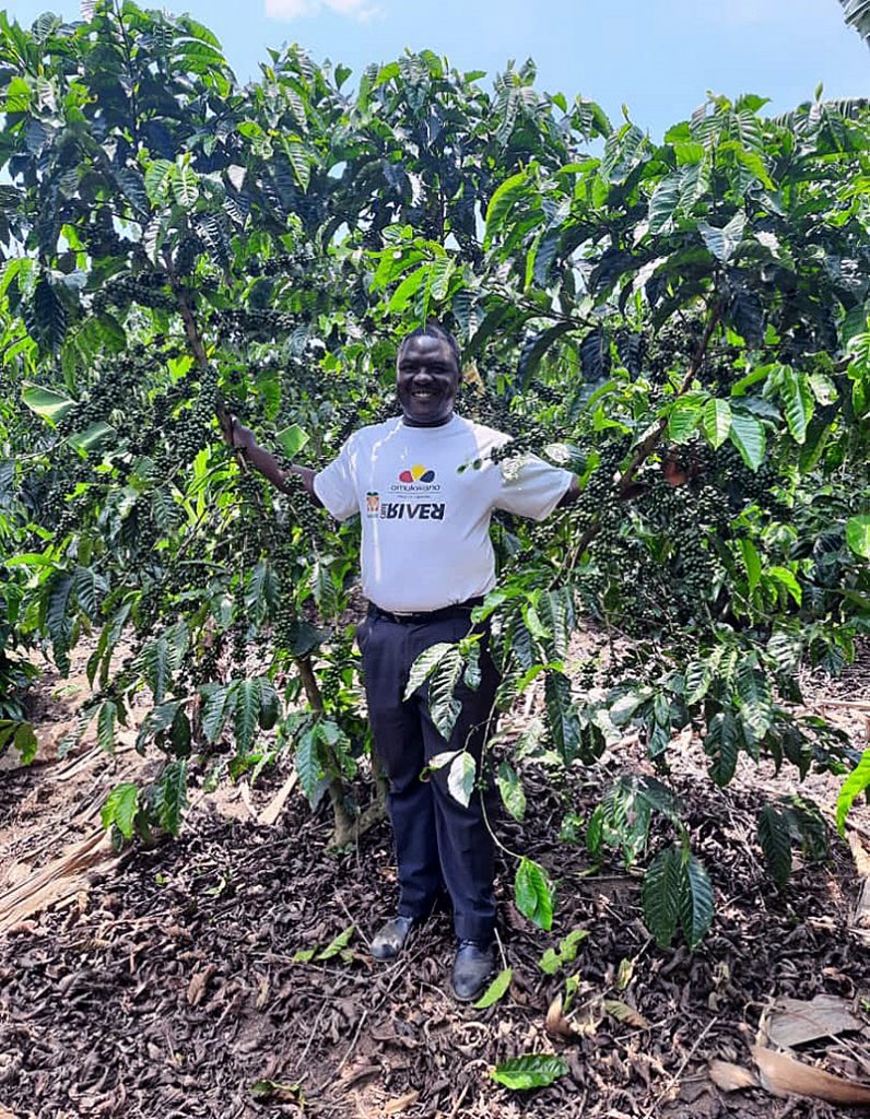 David Muwonge and coffee washed robusta